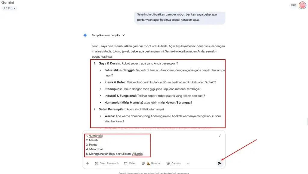 Cara Menggunakan Gemini