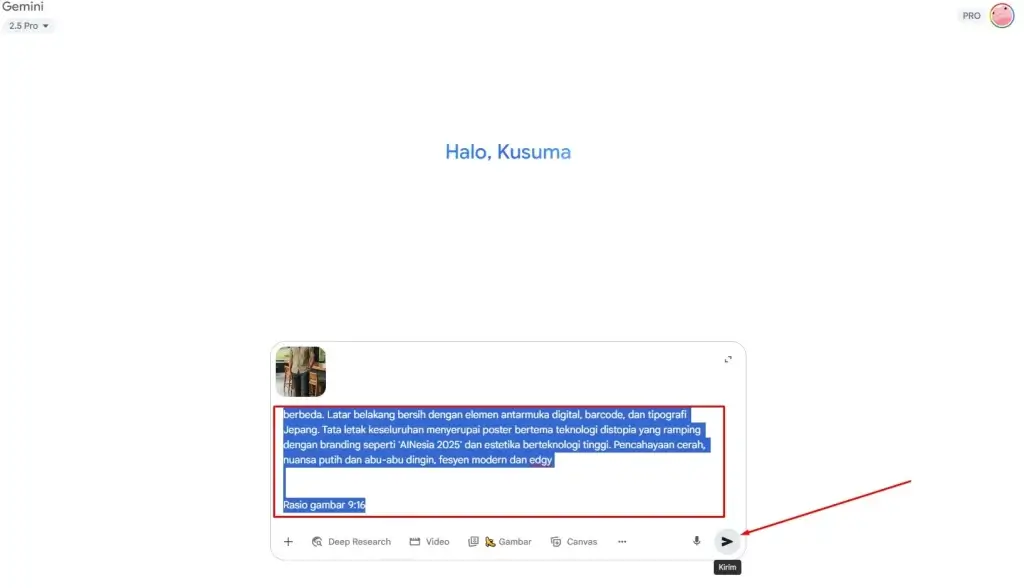 Prompt Membuat Poster Majalah Gaya Cyberpunk Keren