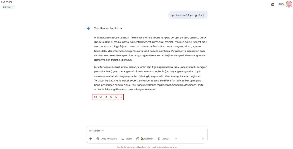 Cara Menggunakan Gemini