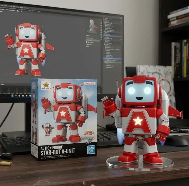 Prompt Membuat Foto Jadi Action Figure 3D di Gemini